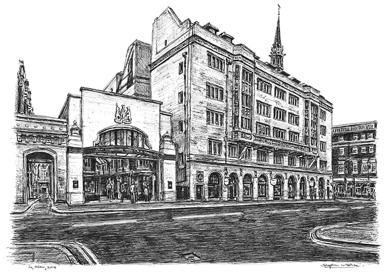 Burlington Arcade, London - Original Drawings and Prints for Sale