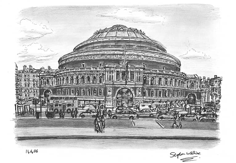 Royal Albert Hall 2006 - Original Drawings and Prints for Sale