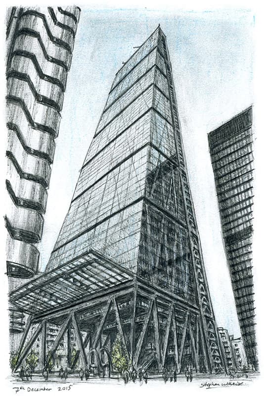 Leadenhall Building - Original Drawings and Prints for Sale
