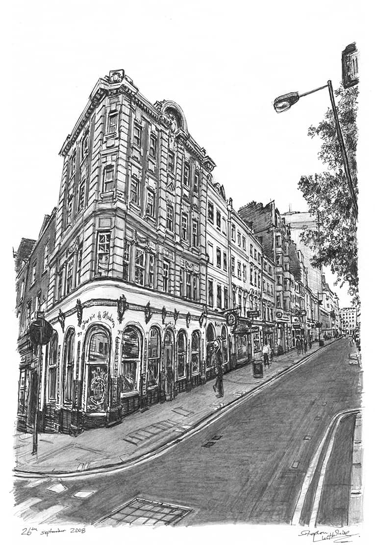 Jermyn Street, London - Original Drawings and Prints for Sale