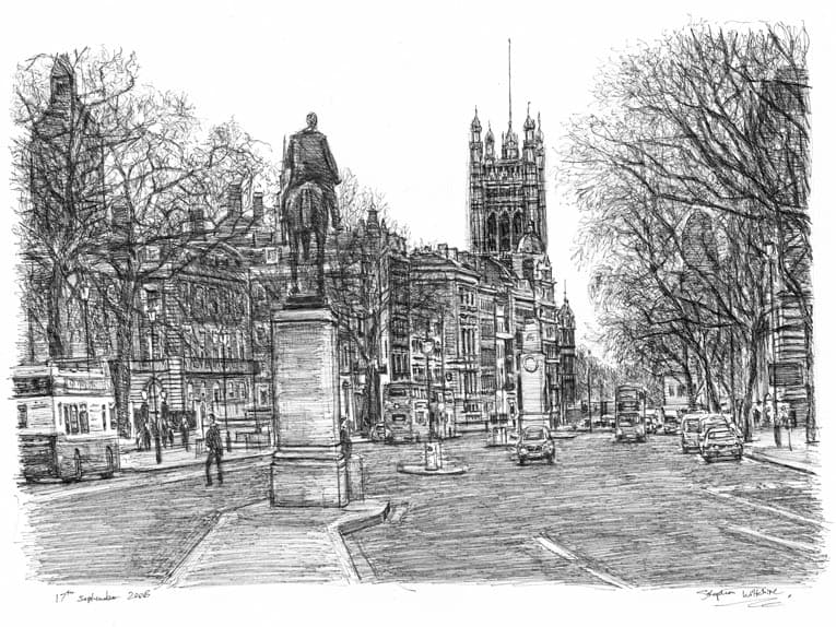 Whitehall Road, London - Original Drawings and Prints for Sale