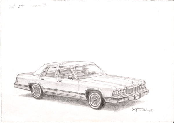 1988-90 Mercury Grand Marquis - Original Drawings and Prints for Sale