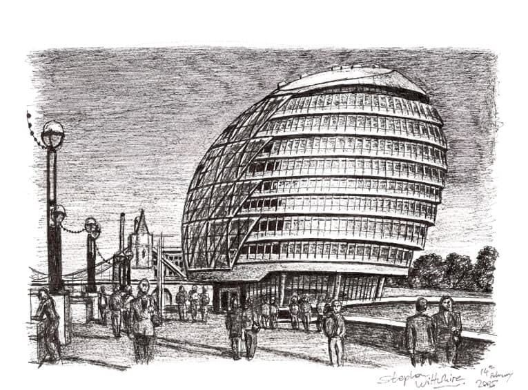 The Mayor of Londons Office - Original Drawings and Prints for Sale
