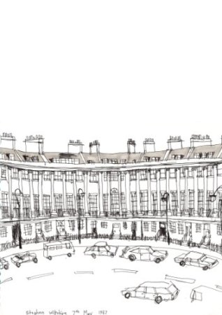 Royal Crescent - Original Drawings and Prints for Sale