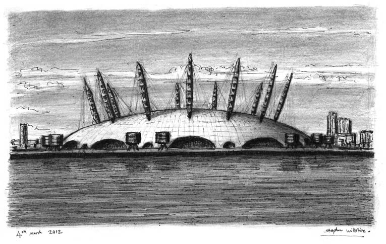 Millennium Dome London - Original Drawings and Prints for Sale