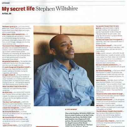 My secret life - Stephen Wiltshire - Media archive