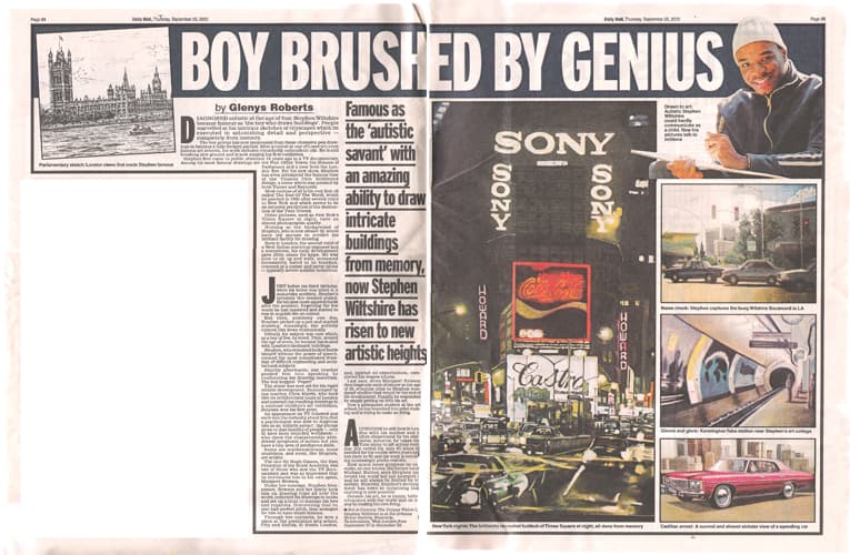 Boy brushed by genius - The Artist's Press Archive