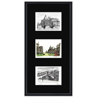 The Artwork Venice collage with black mount (framed)