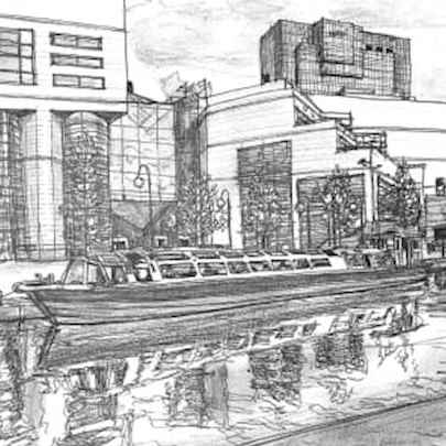 Birmingham inland waterway 1997 - Original Drawings
