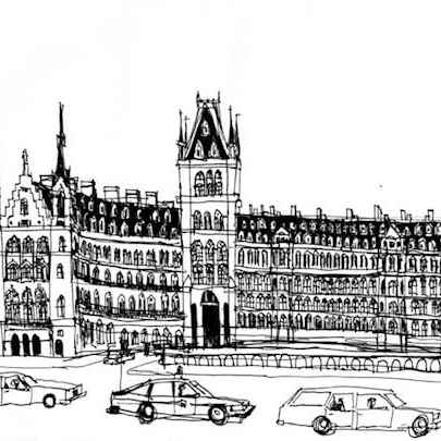 The Artwork St Pancras Station 1988