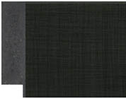 Smooth black wooden picture frame