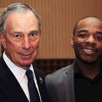 Stephen with Mayor of New York Michael Bloomberg - Image library