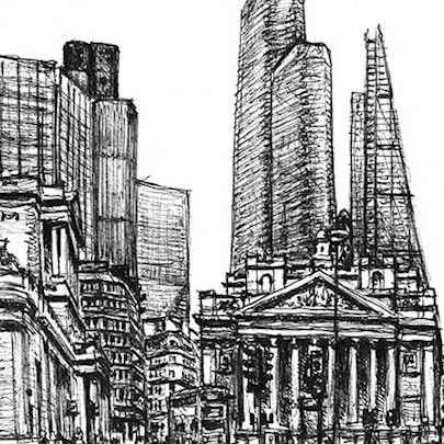 The Artwork Pinnacle & Leadenhall Building London