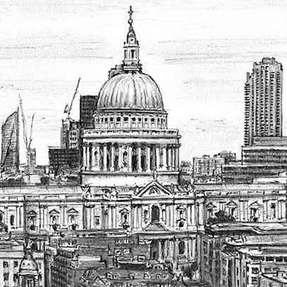 The Artwork St Pauls Cathedral (Limited Edition of 50)