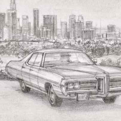 1969 Pontiac Boneville - Original Drawings