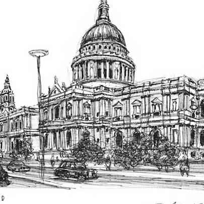The Artwork St Pauls from memory