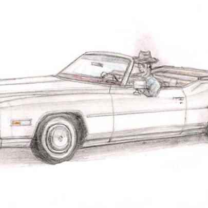 The Artwork 1976 Cadillac Eldorado Convertible