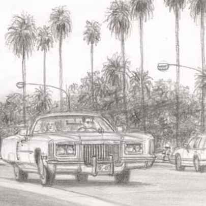 The Artwork 1972 Cadillac Eldorado Convertible