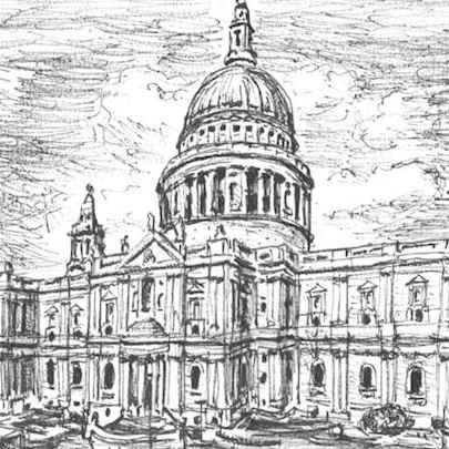 The Artwork St Pauls Cathedral, London