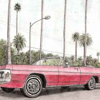 1970 Dodge Polara Convertible - Original Drawings