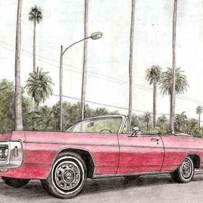 The Artwork 1970 Dodge Polara Convertible