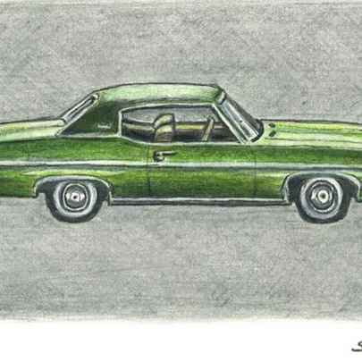 The Artwork 1970 Chevrolet Impala Coupe, USA