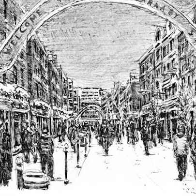 The Artwork Carnaby Street in snow