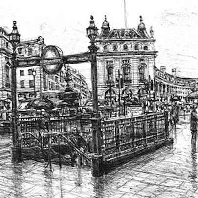 The Artwork Piccadilly Tube Station