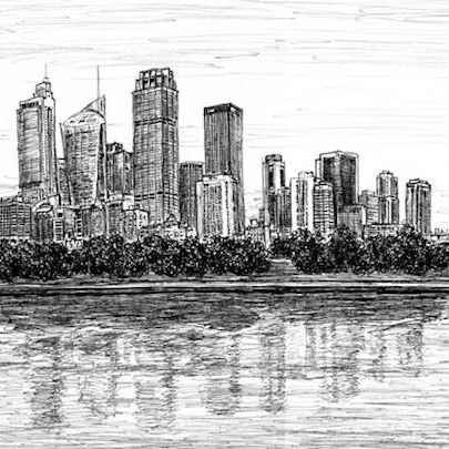 The Artwork Sydney Skyline