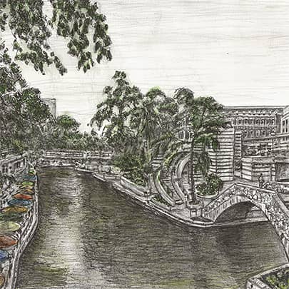 San Antonio River Walk - Original Drawings