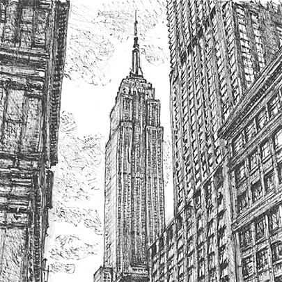 The Artwork Empire State Building New York City 2022