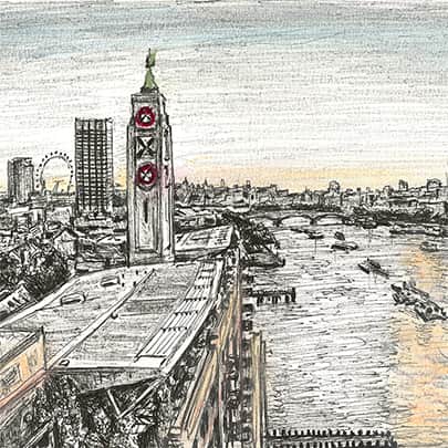 Oxo Tower, London - Original Drawings