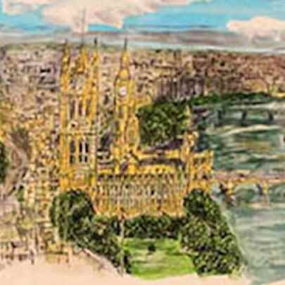 The Artwork View from Millbank Tower, London