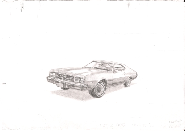 Ford Gran Torino Sport vector drawing