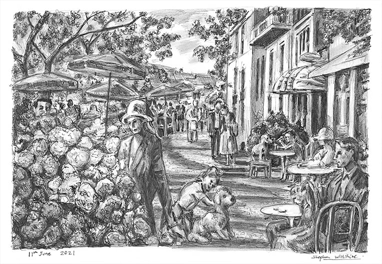 Al Fresco - Original Drawings and Prints