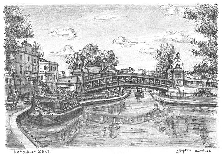 Little Venice London - Original Drawings and Prints for Sale