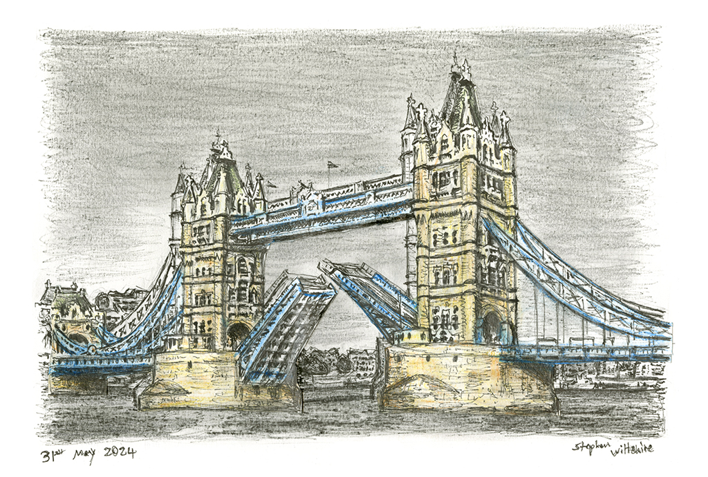 Tower Bridge London - Original Drawings and Prints