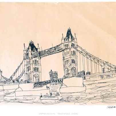 The Artwork Tower Bridge, London 1983 (signed)