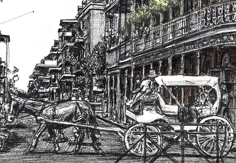 New Orleans USA - Original drawings, prints and limited editions by
