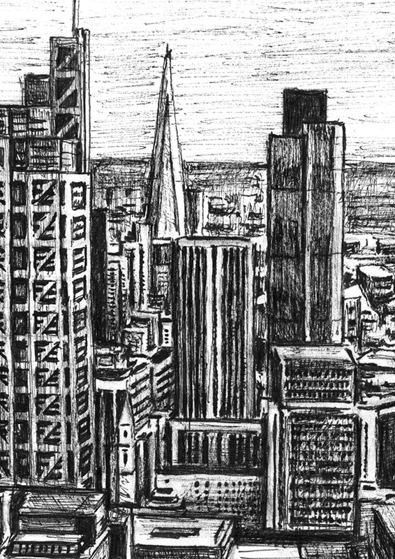 Buy prints of City of London skyline 2013 City Art