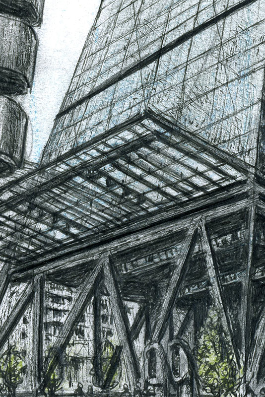 Drawings of Leadenhall Building - City Art
